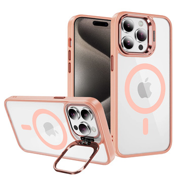 Tel Protect Kickstand Magsafe Case for Iphone 11 light pink