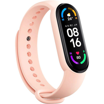 Opaska do Xiaomi Mi Band 5/6/7 jasnoróżowa