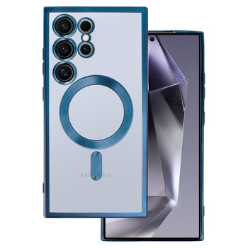 Metallic Magsafe Case do Samsung Galaxy S23 Niebieski