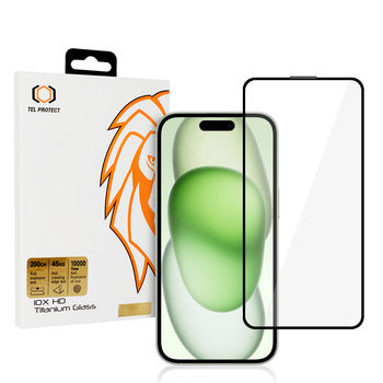 Hartowane szkło Tel Protect 10X HD Titanium do Iphone 15
