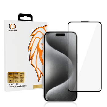 Hartowane szkło Tel Protect 10X HD Titanium do Iphone 15 Pro