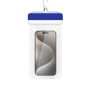 Futerał Wodoodporny - Typ 3 granatowo-biały (230x118 mm)