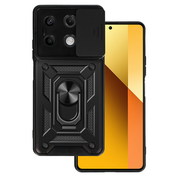 Slide Camera Armor Case do Xiaomi Redmi Note 13 5G Czarny