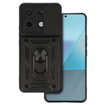 Slide Camera Armor Case do Xiaomi Redmi Note 13 Pro 5G Czarny