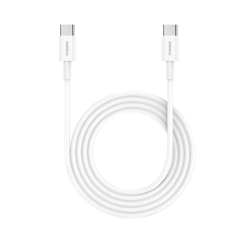 Foneng Kabel X55 - Typ C na Typ C - PD 60W 2 metry biały