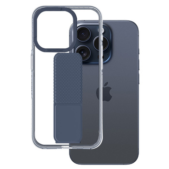 Amazing Thing Etui Titan Pro Holder Case 10FT IP156.7PTHBU do Iphone 15 Pro Max granatowy z podstawką