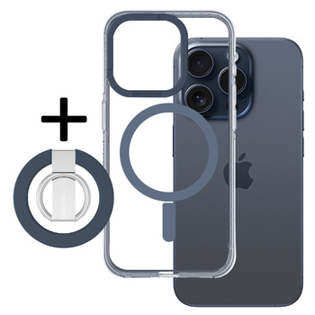Amazing Thing Titan Pro Mag Ring Grip Case 10FT IP156.7PTRBU for Iphone 15 Pro Max navy