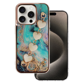Trend Case do Iphone 15 Pro wzór 6 niebieski