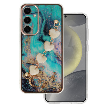 Trend Case do Samsung Galaxy S24 wzór 6 niebieski