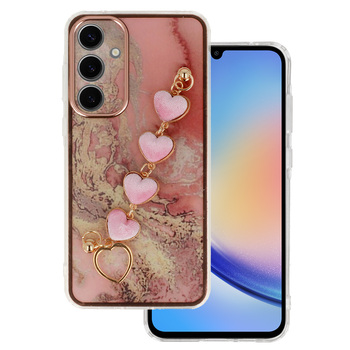 Trend Case do Samsung Galaxy A25 5G wzór 6 różowy