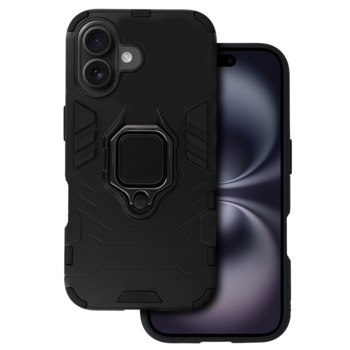 Ring Armor Case for Iphone 16 Black