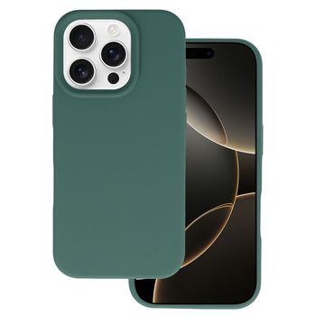 Tel Protect Silicone Premium do Iphone 16 Pro ciemnozielony