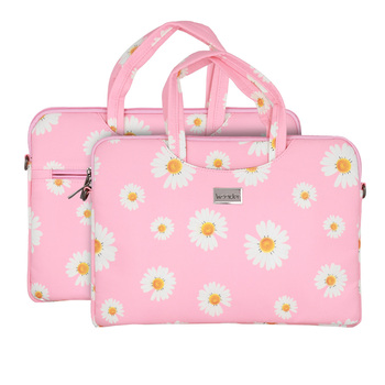 Wonder Briefcase Laptop 15-16 cali stokrotki różowe