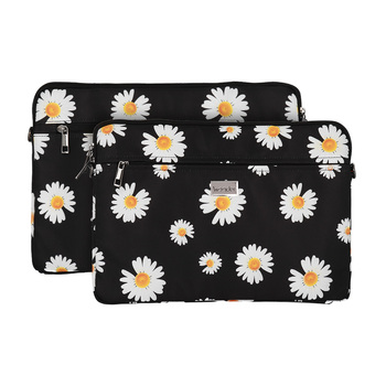 Wonder Sleeve Laptop 15-16 cali stokrotki czarne