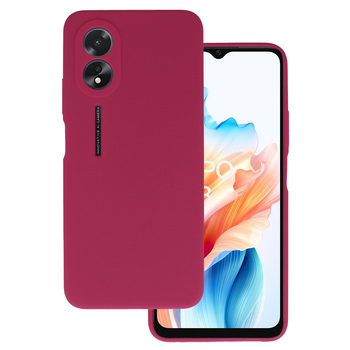 Silicone Lite Case do Oppo A38 4G bordowy