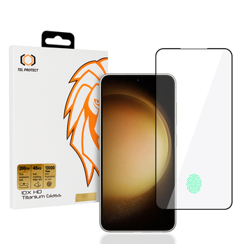 Hartowane szkło Tel Protect 10X HD Titanium do Samsung Galaxy S22/S23 (with fingerprint unlock)