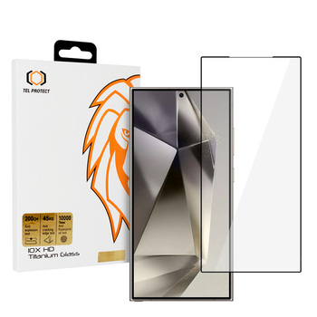Hartowane szkło Tel Protect 10X HD Titanium do Samsung Galaxy S24 Ultra (with fingerprint unlock)