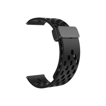 Pasek uniwersalny silikonowy 22mm wzór 2 czarny