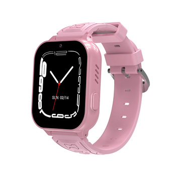 Blavec Smartwatch K-02 Kids Voice Call / GPS / 4G / SOS (SWK02-P) różowy
