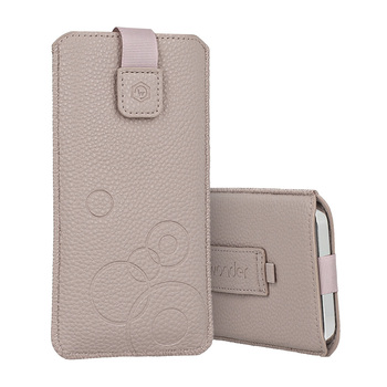 Kieszonka WONDER Deko (ROZMIAR XXL) do Samsung S25 Ultra/S24 Ultra/M35/M23/A16 5G/Xiaomi Redmi 14C cappuccino