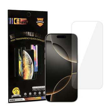 Hartowane szkło HARD 2.5D do IPHONE 16 PRO/17/17 PRO (mocniejszy klej 380µ)