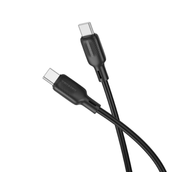 Borofone Kabel BX113 Lenny - Typ C na Typ C - PD 60W 3A 1 metr czarny