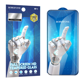 Borofone Hartowane szkło BF6 Diamond Armor Full Screen HD do Iphone 16 Pro/17 - 10 sztuk
