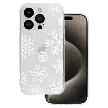 TEL PROTECT Christmas Clear Case do Iphone 15 Wzór 4