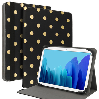 Wonder Canvas Tablet Case 13 cali groszki złote