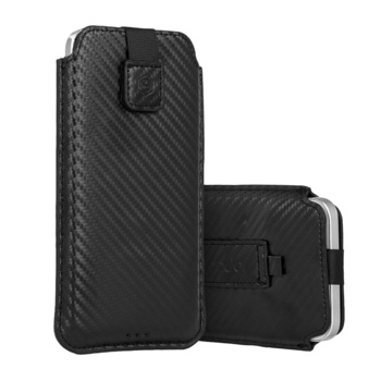 Wonder CARBON Case (Size XL) for Iphone 15/15 Pro/Iphone 16/16 Pro/Samsung S24/S24 Plus/S25/S25 Plus/A53/A55 5G BLACK