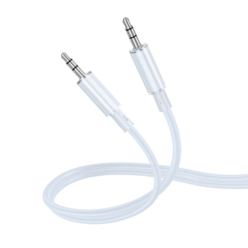 Borofone Kabel AUX BL21 Lemon - jack 3,5mm na jack 3,5mm - 1 metr niebieski