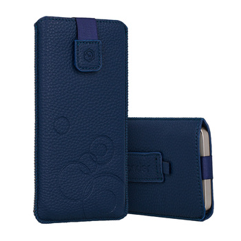 Kieszonka WONDER Deko (ROZMIAR M) do Iphone 5/Nokia 215 4G/225/5310 2020 granatowa