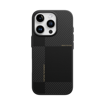 Rock Etui Ultra Thin Aramid Fiber Kevlar 600D do Iphone 16 Pro czarne