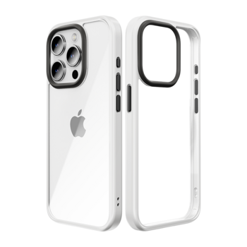 Rock Etui Guard Series do Iphone 15 Plus przezroczysto-białe