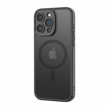 Rock Guard Touch Matte Series Magnetic Case for Iphone 15 black