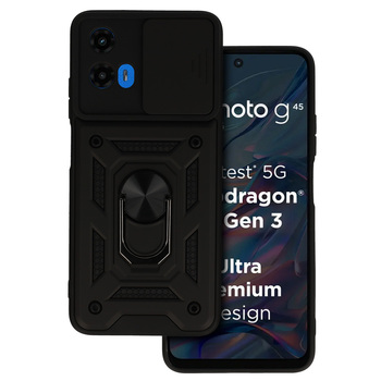 Slide Camera Armor Case do Motorola Moto G35 5G Czarny