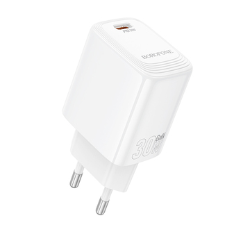 Borofone Ładowarka sieciowa BN28 Fuente - Typ C - PD 30W biała