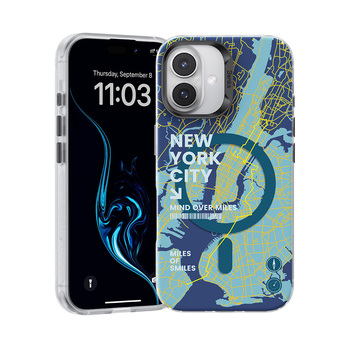 Benks Etui Magnetic City New York do Iphone 16 Plus