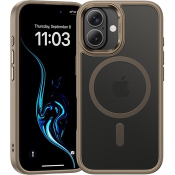 Benks Etui Magnetic Mist Metal Frame do Iphone 16 tytan
