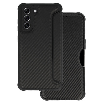 Kabura Razor Carbon Book do Samsung Galaxy S25 czarna