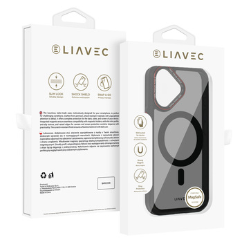 Liavec Hybrid Smoke Magsafe Case do Iphone 16
