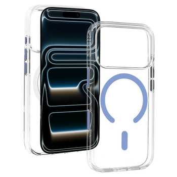 Liavec Pure Case with camera control button do Iphone 18 Pro/17 Pro jasnoniebieski