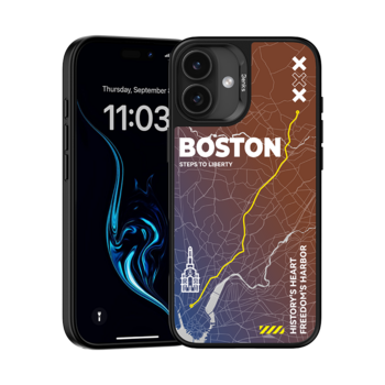 Benks Etui Dynamic City Boston do Iphone 16
