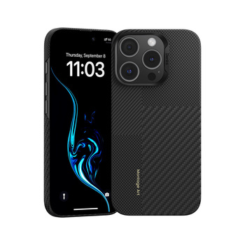 Benks Etui Montage Magnetic Armor Air Kevlar PC Frame 600D+1500D (C.K.FL.AP.BK.MB66) do Iphone 16 Pro Max czarny
