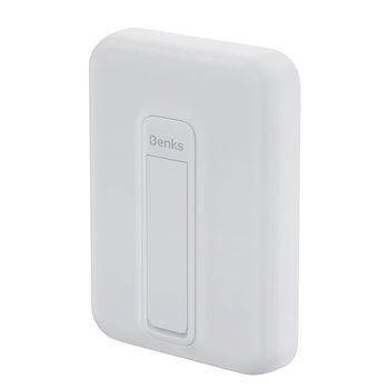 Benks Power bank 6000mAh MP09 - Typ C - magnetyczny z ładowaniem indukcyjnym biały