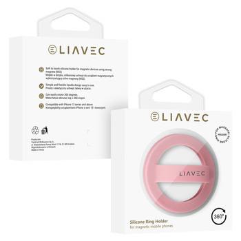 Liavec Ring Magsafe pink