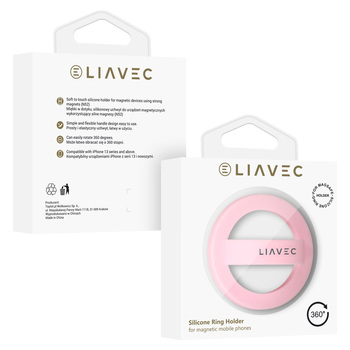Liavec Ring Magsafe light pink
