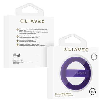 Liavec Ring Magsafe purple