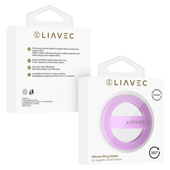 Liavec Ring Magsafe light purple