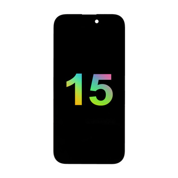 Mecanico Wyświetlacz Soft OLED do Iphone 15 czarny z ramką (możliwa wymiana IC)